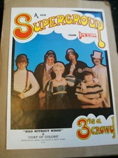 3's A Crowd 1967 Ad- Bird Without Wings  Dunhill/produced by Mama Cass Elliot