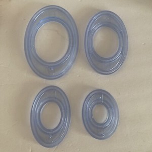 Creative Memories Oval Patterns Set of 4 cutting system templates