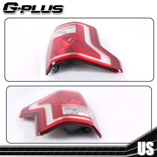 Fit For 2015-17 Ford F-150 Pair Tail Lights Halogen Red Driver & Passenger Side - Picture 5 of 9