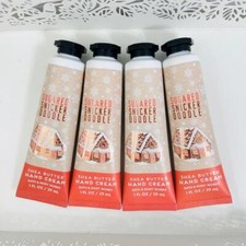 Bath Body Works SUGARED SNICKER DOODLE Hand Cream 1 oz x 4 Pc SET New LOT