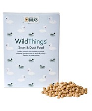 Wild Thing's Swan & Duck Food 1 kg Waterfowl Floating Pellets Meal (clear bag)
