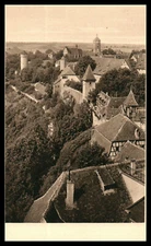 AK, Rothenburg o. T., view from the castle tower to the city wall, 5026-1133