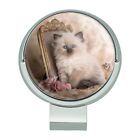 Ragdoll Tiffany Cat Victorian Roses Golf Hat Clip With Magnetic Ball Marker