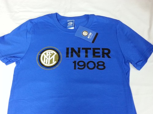 MAGLIA COTONE FC INTER 1908 TAGLIA L ADULTO PRODOTTO UFFICIALE REGALO  TIFOSO | eBay