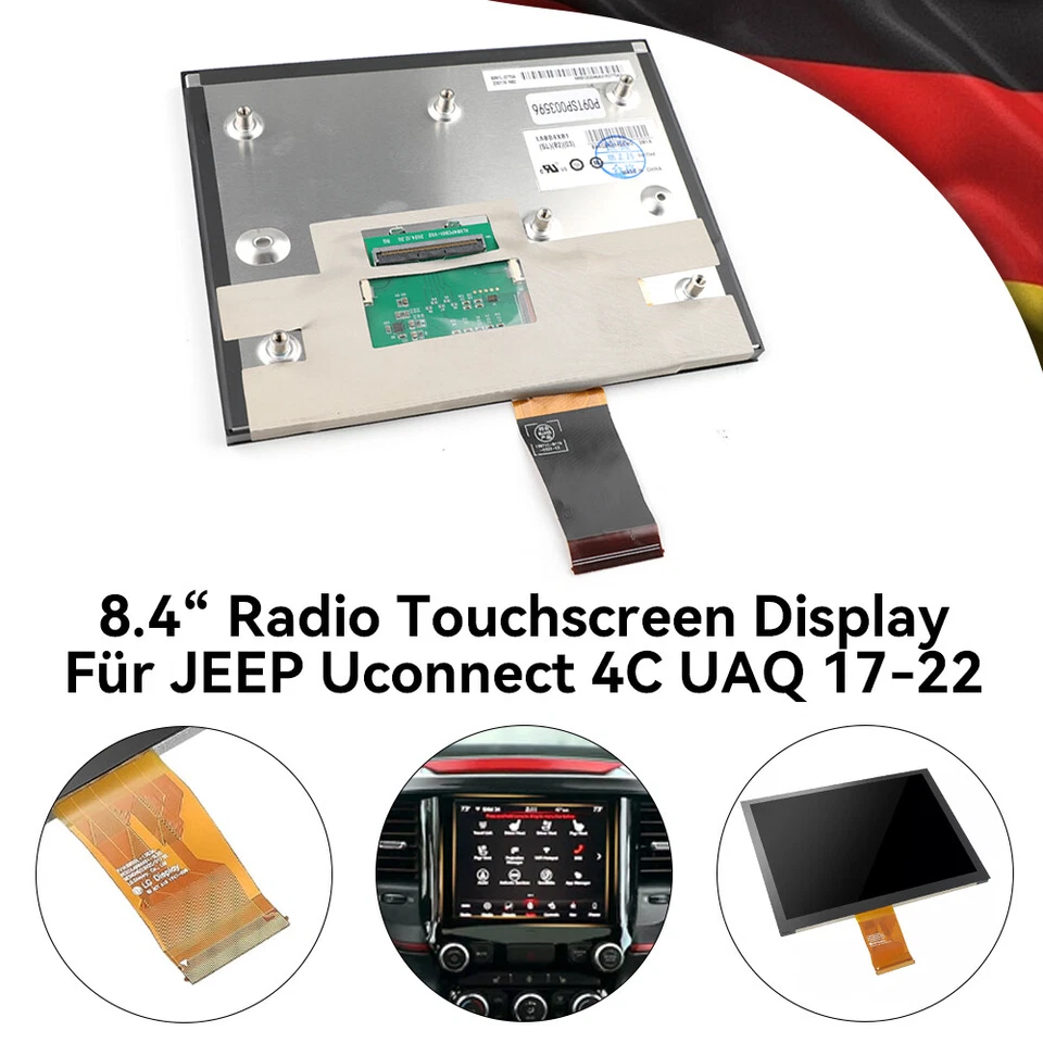 8.4" Display LA084X01(SL)(02) TFT-LCD Touch Screen für Jeep Compass Trailhawk DE