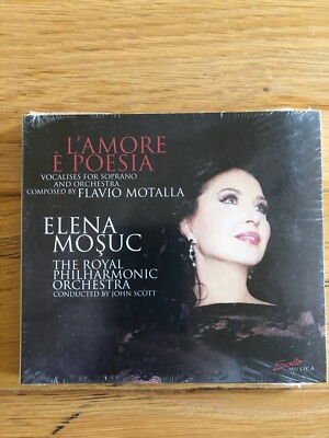 FLAVIO MOTELLA - L'AMORE E POESIA, ELENA MOSUC, SOLO MUSICA, CD DIGIPAK NEU/OVP