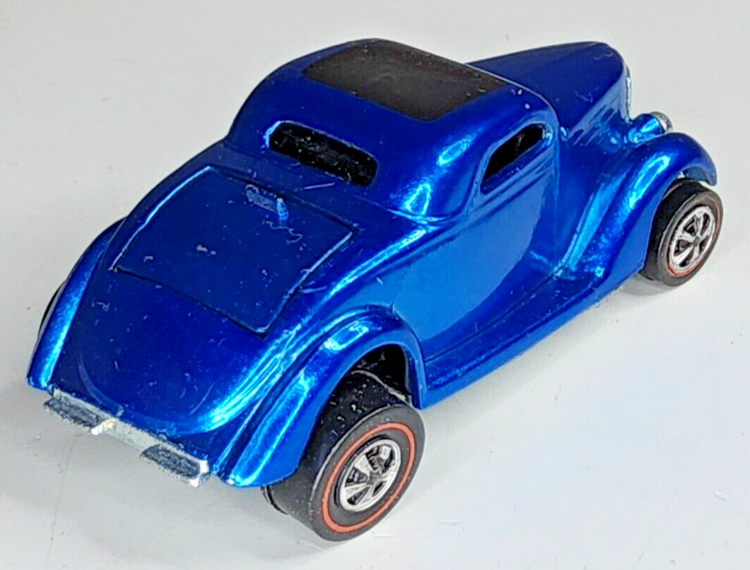 Vintage 1969 Hot Wheels Redline Classic '36 Ford Coupe Blue USA NICE eBay