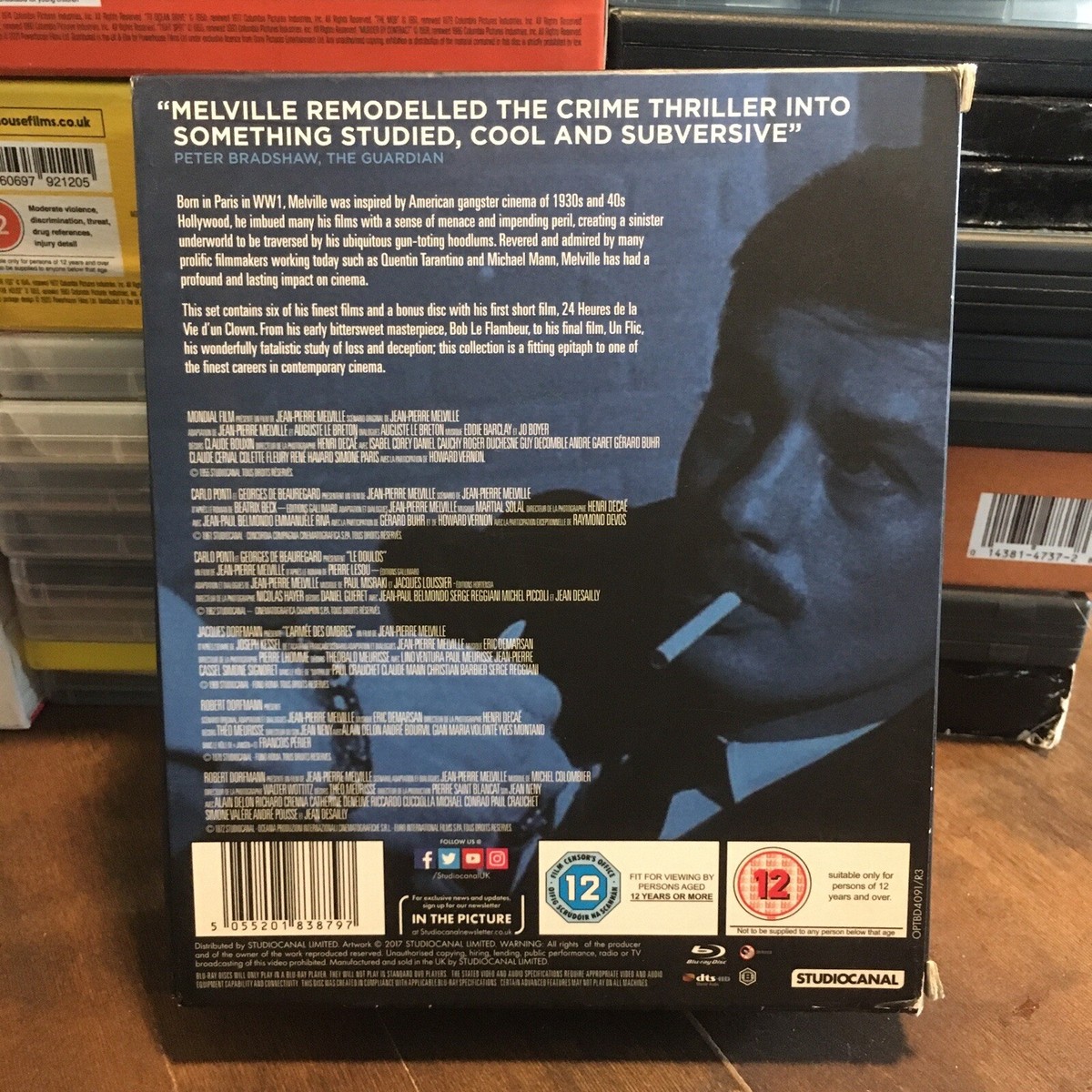 Jean-Pierre Melville Collection Blu-ray Region B Le Cercle Rouge  