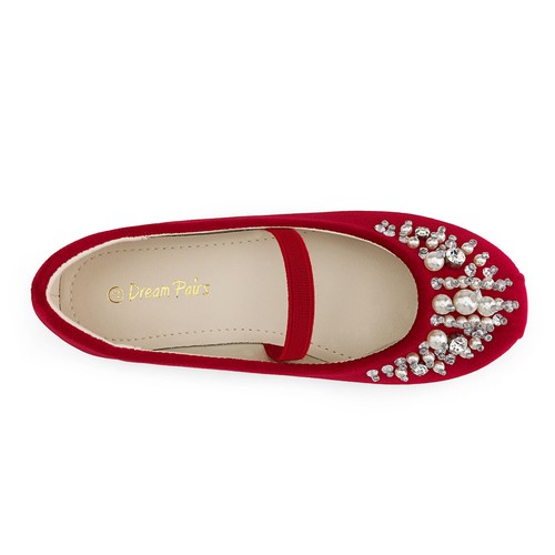 Kids Girls Flat Shoes Casual Mary Jane Shoes Princess Wedding shoes - Picture 40 of 57