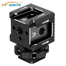 New Cold Shoe Extend Monitor Bracket Light Bracket 1/4 Arri Hole for DSLR Camera