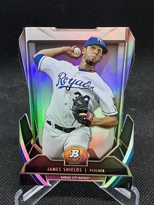 James Shields 2013 Bowman Platinum Cutting Edge Stars #CES-JS Kansas City Royals