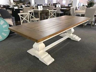 Hamptons House 244cm Solid Timber Table W 47 Hamptons House 244cm Solid Timber Table W 47