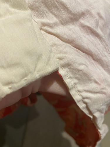 Vintage Kimono 100% Silk Cotton Lining Japanese Robe Handmade With Obi Wrap - Picture 6 of 8
