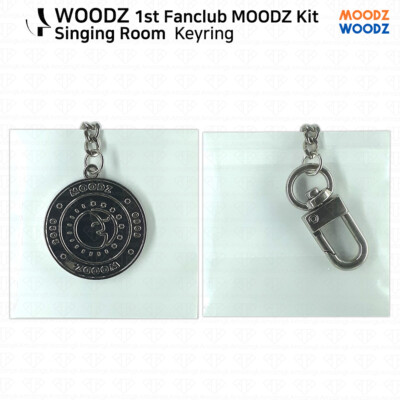 WOODZ 1st Fan Club MOODZ Kit Singing Room Keyring Led Tambourine