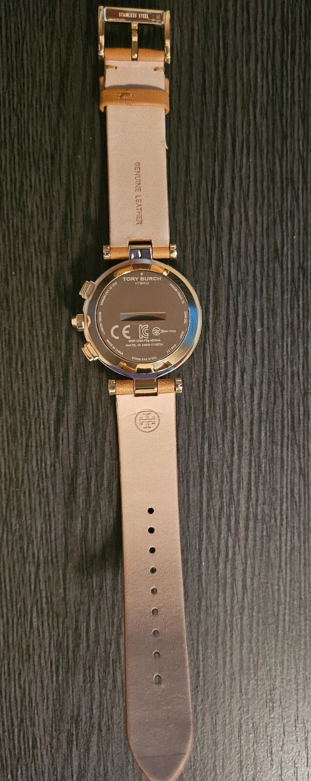 AUTENTICO Orologio Ibrido LadiesTory Burch Classic T tono oro TBT9000 (Q)