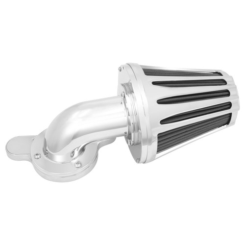 Chrome Cone Air Filter Gray Intake For Harley Sportster XL Iron 883 1200 04-2022 - Picture 6 of 13