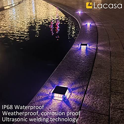 Luces De Entrada , Paquete De 8 Luces Solares De Entrada Con