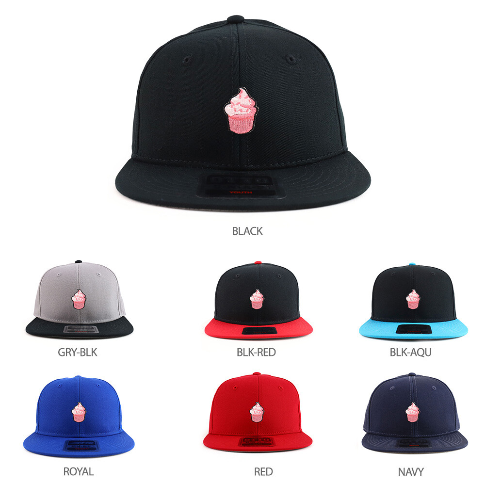 Cupcake Patch Youth Size Superior Cotton Snapback Hat - FREE SHIP-image