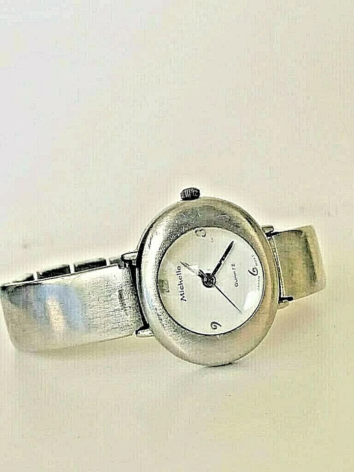 MICHELE MINI Petite URBAN WATCH MOP Dial Stainless Bracelet - image 2 of 4