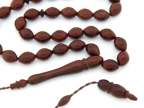 Kuka tree natural 33 beads Islamic Prayer Beads Misbaha Tesbih ottaman 201349 - Picture 5 of 8