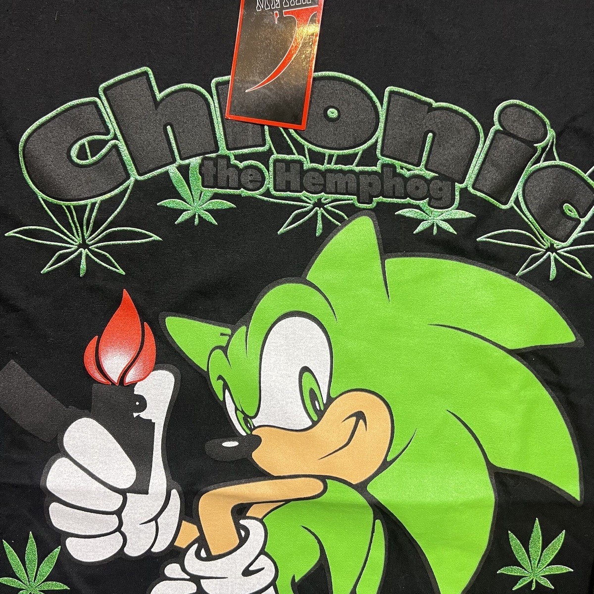 Vintage 90s Chronic Hemp Hog Weed Drug Parody Shirt Men 3XL XXXL 