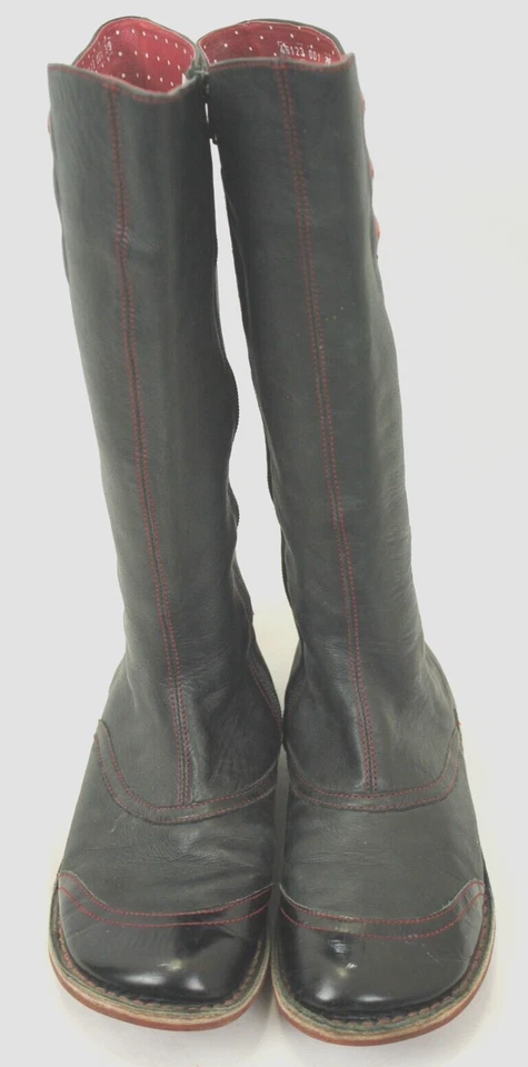 BOTAS MOCASÍN CAMPER MUJER CUERO ALTAS NEGRAS TALLA 39 ¡EN MUY BUENA CONDICIÓN! Foto 2 de 4