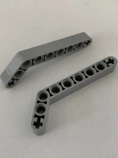 LEGO Parts 32271 (2pcs) Technic, Liftarm 1 x 9 Bent (7 - 3) Thick Pick Color