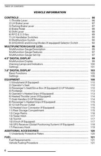 Libro manual del propietario Can Am 2020 serie Outlander modelos base 650, 850 y 1000R - Imagen 3 de 12