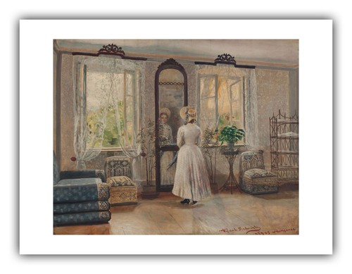 Wojciech Piechowski : "Sunday in the Countryside" (1905) — Giclee Fine Art Print - Picture 3 of 7