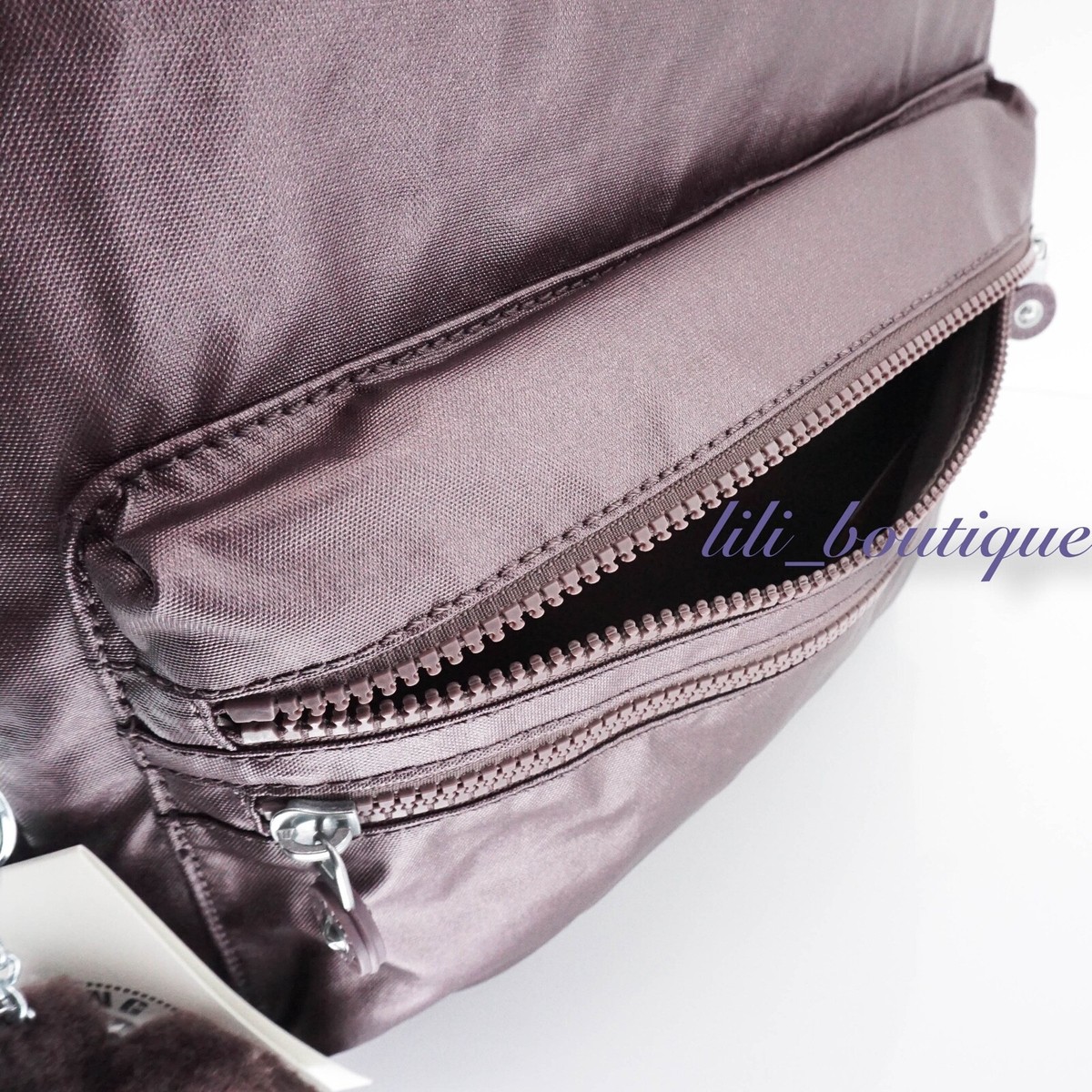 NWT Kipling BP4194 Bouree Backpack School Bag Nylon Popping 