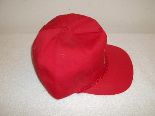 Vtg SAN SUN BALLPARK FRANKS HOT DOGS ADVERTISING STRAPBACK HAT CAP - Picture 4 of 10