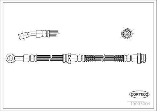 Flexible De Frein DELPHI LH0354
