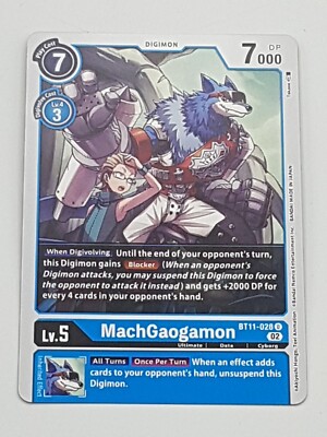 Digimon TCG MachGaogamon NM