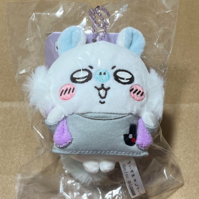 Chiikawa Momonga J-League Mascot Plush Key Chain Japan Soccer