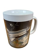 COLUMBIA NASA SPACE SHUTTLE SOUVENIR PLASTIC VINTAGE MUG Cup