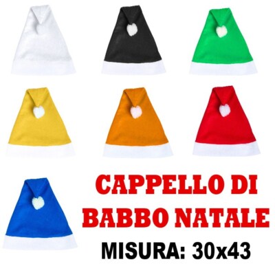 papa noel babbo natale cappello