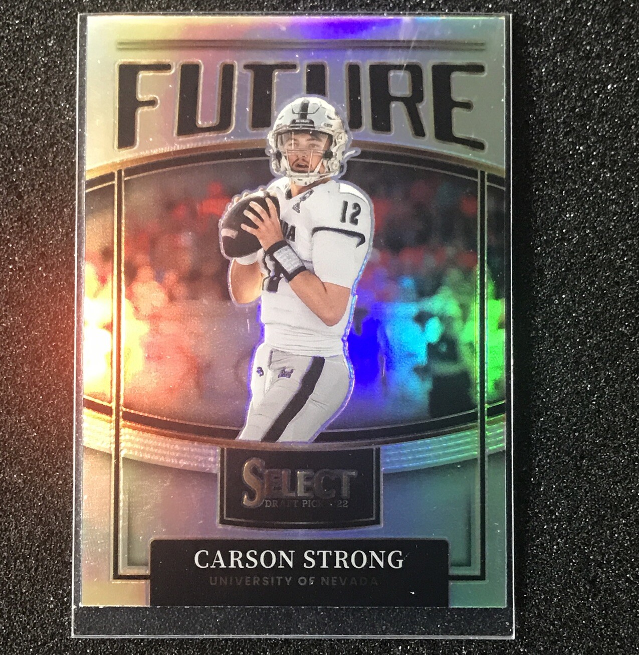 2022 Select Draft Picks CARSON STRONG Future Silver Prizm #F-CS Nevada Wolf Pack