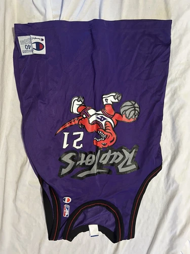 Adidas Hardwood Classics Toronto Raptors marcus camby 1997 Jersey Size L HWC