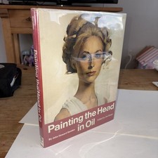 Painting the Head in Oil by John Sanden Joe Singer Hardcover 1976 Mylar