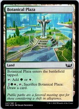 Botanical Plaza Foil C Streets of New Capenna SNC 247 NM