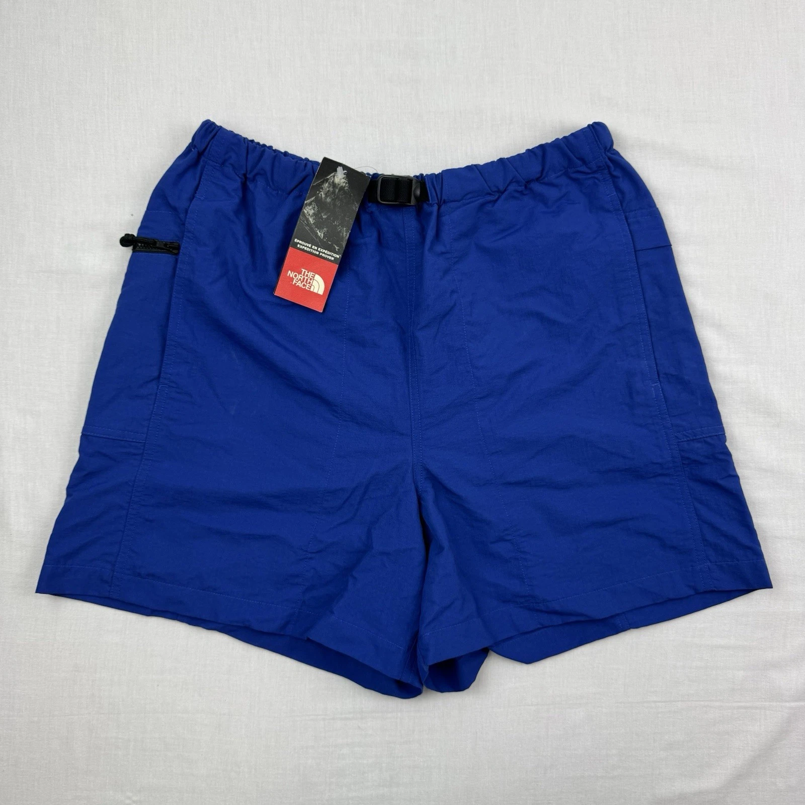 NWT North Face Shorts Adult Medium Blue Backpacker Gear Hiking Y2K Classic