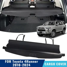 For Toyota 4runner 2010-2024 Trunk Cargo Cover Rear Retractable Luggage Shade US