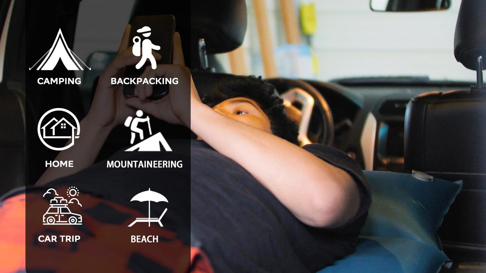 Clostnature Self Inflating Sleeping Pad for Camping - 1.5/2/3 inch Camping Pa...