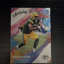 2025 Panini Rookies & Stars Artistry In Motion Insert Josh Jacobs Packers NFL #7