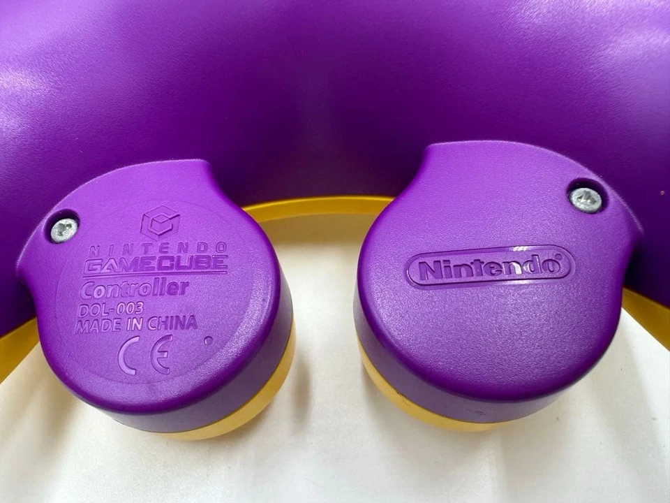 Club Nintendo Game Cube Wario Controller GC Yellow Purple USED - Image 3 of 4
