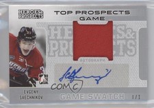 2014-15 ITG Heroes and Prospects Silver 1/1 Evgeny Svechnikov #TPJA-06 Auto i9x