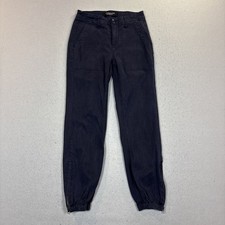 Liverpool Jogger Zip at Ankle Women 25/0 Blue Pockets Stretch