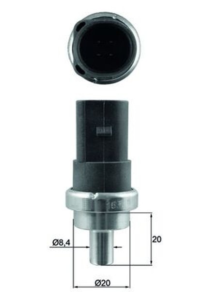 Mahle KüHlmittel Wasser Temperatur Sensor TSE 7 FüR VW Golf 4 1J1 Variant 1J5 B5-image