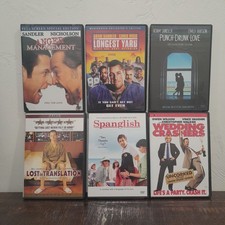Comedy DVD Lot of 6 Adam Sandler Owen Wilson Bill Murray Jack Nicholson