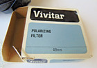 Vintage VIVITAR 49 mm POLARIZING FILTER In Box with Carrying Case - CAMERA LENS — photo 2